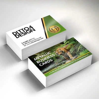 Metallic Foiled Business cards